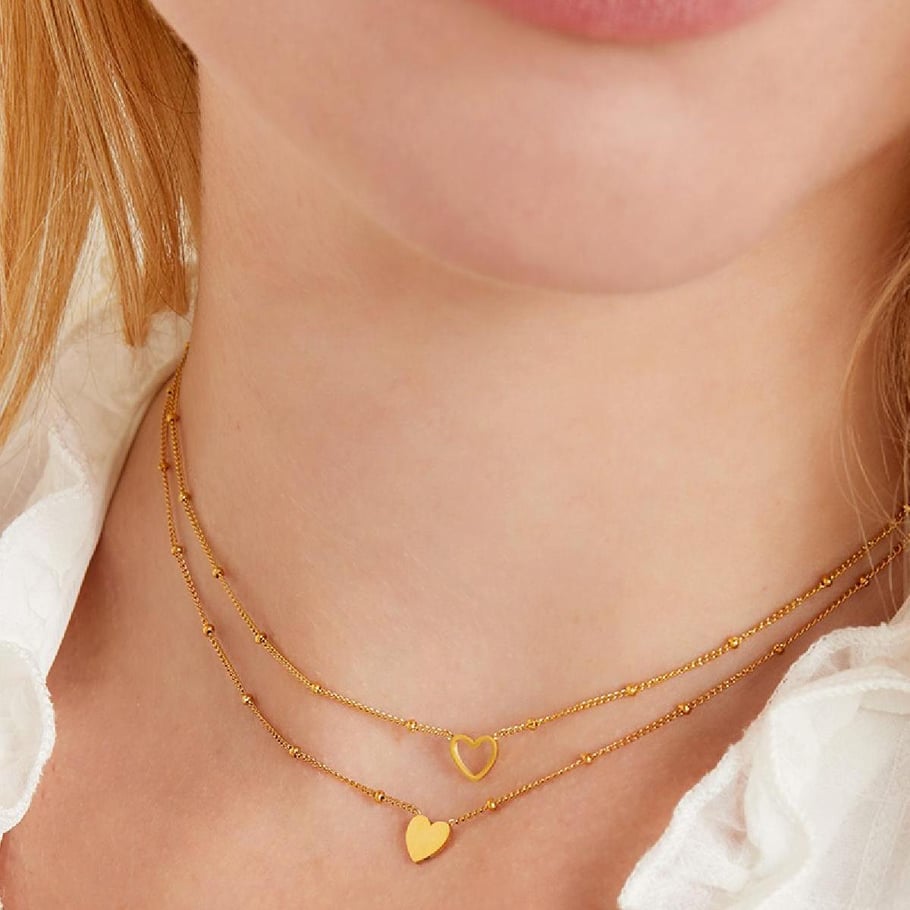Minimalistic necklace open heart Picture4